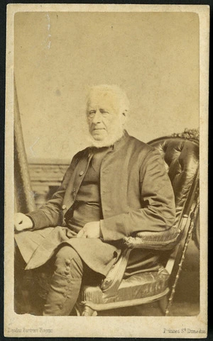 London Portrait Rooms (Dunedin) fl 1864-1875 :Portrait of William Williams