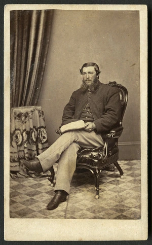 London Portrait Rooms (Dunedin) fl 1864-1875 :Portrait of Mr Saxon