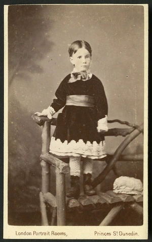 London Portrait Rooms (Dunedin) fl 1864-1875 :Portrait of Emily Sophia Gillies