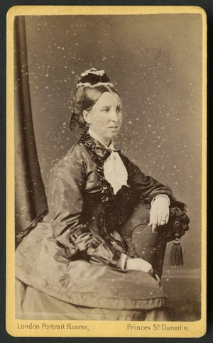 London Portrait Rooms (Dunedin) fl 1864-1875 :Portrait of Mrs Wayne