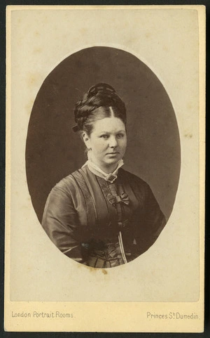 London Portrait Rooms (Dunedin) fl 1864-1875 :Portrait of Mrs Rowley