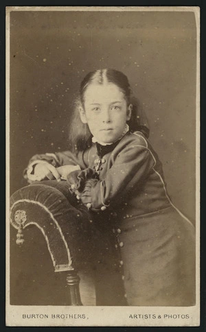 Frances Mary Hodgkins - Photograph taken by the Burton Brothers
