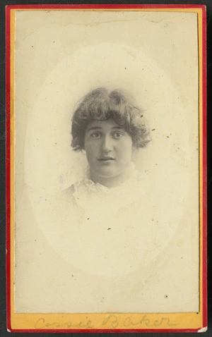 Martin, Alfred Christchurch) fl 1882-1889 :Portrait of Cissie Baker