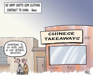 NZ Army shifts $2m clothing contract to China - news. 27 February 2009.