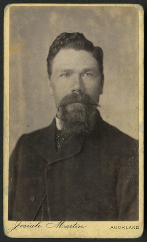Martin, Josiah, 1843-1916: Portrait of Paora Hopere