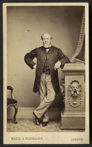 Maull & Polybank (London) fl 1860s-1880s: Portrait of unidentified man