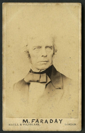 Michael Faraday - Photograph taken by Maull & Polyblank