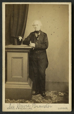 Sir David Brewster 1781-1868 - Photograph taken by Maull & Polyblank