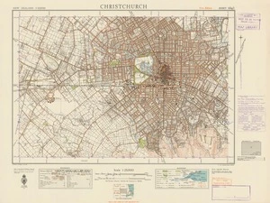 Christchurch [electronic resource] / prepared from official surveys and aerial photographs ; C.T. Brown & W. Royel, Feb. 1946.