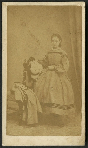 Mieson, T A (Edinburgh, Scotland) fl 1860s-1880s :Portrait of Miss or Mrs McLean