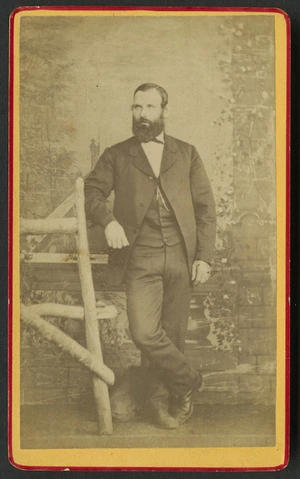 Monkton (Napier) fl 1860s-1880s : Portrait of unidentified man