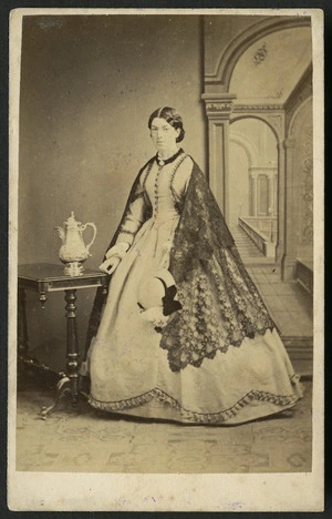 Moore, F (Isle of Wight) fl 1860s-1880s :Portrait of Mrs A Taylor