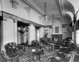 Lounge of the Criterion Hotel, Napier