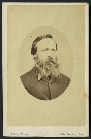 Mundy, Daniel Louis, 1826-1881: Portrait of William Sefton Moorhouse