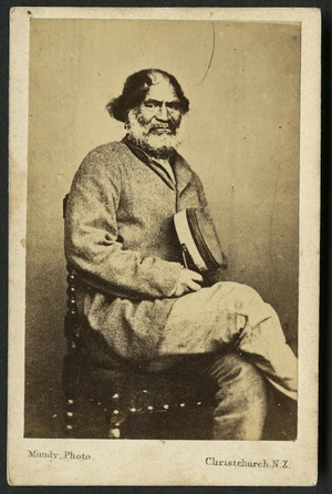Mundy, Daniel Louis, 1826-1881: Portrait of Hori Kingi Te Anaua