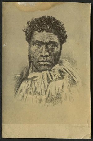 Mundy, Daniel Louis, 1826-1881: Portrait of Tekanapu Haerehuka