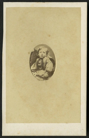 Mundy, Daniel Louis, 1826-1881: Portrait of unidentified child