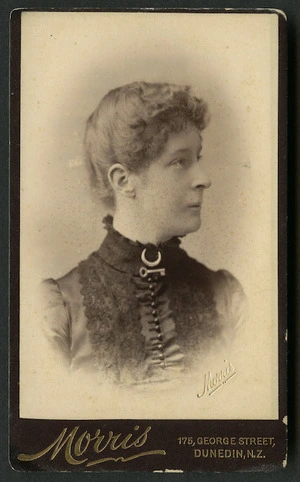Morris (Dunedin) fl 1880-1889 :Portrait of Mrs or Miss McKerrass