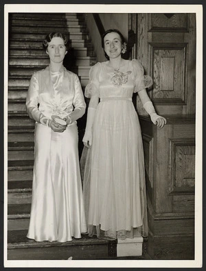 Winifred McQuilkan and Marion Robertson - Photograph taken by E A Phillips