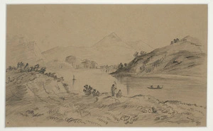 Tizard, Frances Walker, 1850-1895 :[Kauaeranga River, Thames, ca 1875]