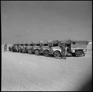 Ambulances presented to NZEF through the British American Ambulance Corps and the Anzac War Relief Fund, Maadi