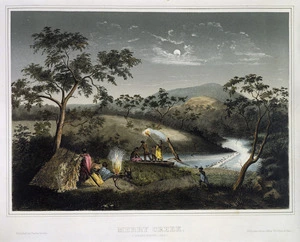 Artist unknown :Merry Creek (Plenty Ranges, 1864).
