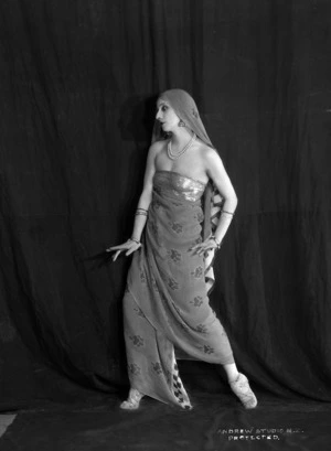 Studio portrait of Anna Pavlova in costume