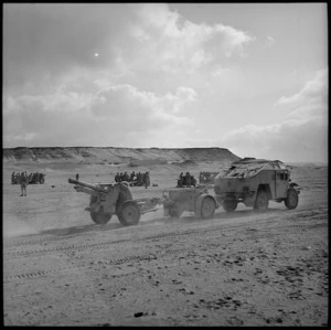 Artillery returning to camp, Egypt