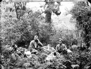 Group resting during a tramp in the Glaisnock Valley