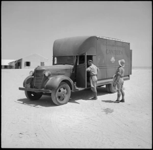 Mobile canteen presented to 2 NZEF by the NZ RSA, Egypt
