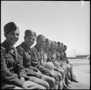 Different nationalities on a RAF station in the Middle East