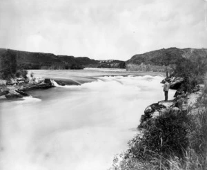 Rapids above Huka Falls, Taupo