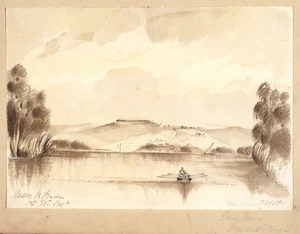 Fraser, I T[allon?] B, fl 1860s :Mere Mere, Waikato River. [ca 1864].