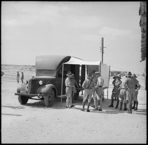 Mobile canteen presented to 2 NZEF by the NZ RSA, Egypt