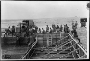 5 NZ Fd Park and 6 NZ Fd Park building concrete reservoir near Baggush