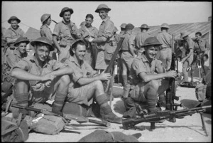 New Zealand troops at Maadi on their return from Greece