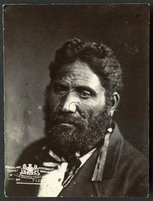 NZ Government Tourist Department (Wellington) :Portrait of unidentified Maori man