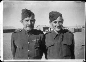 Sergeant Major R A Murie and Trooper J G R Murie at Maadi Camp