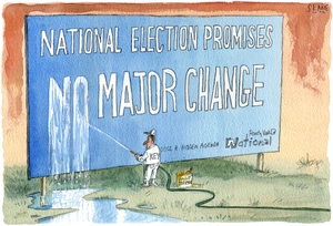 National Election Promises Major Change. National Party Vote. 21 March, 2009