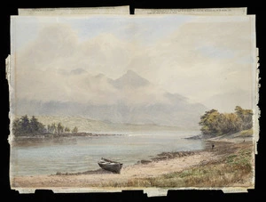 Gully, John, 1819?-1888 :River Waiau on L. Manipori. 1887