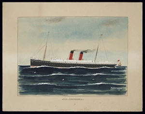 Andrews, Archibald, fl 1906 :T.S.S. "Loongana" / Archibald Andrews, 06. [1906].