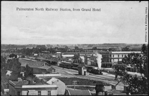 Palmerston North, including railway station