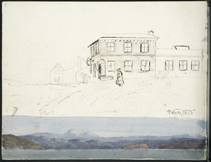 Lysaght, Mary Grace Caroline, 1850?-1936? :Patea, 1875. [Wellington Harbour, 1875?]