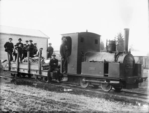 Private railway locomotive on the Takaka tramway