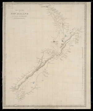 The islands of New Zealand / engraved by J. & C. Walker.