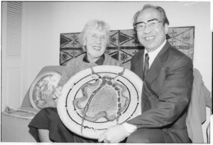 Potters Imaemon Imaizumi and Doreen Blumhardt - Photograph taken by Dave Hansford