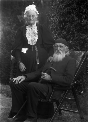 The Reverend Algernon Gifford with his wife Sarah Anne