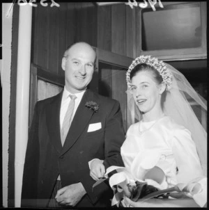Mr and Mrs Aliaga-Kelly on their wedding day