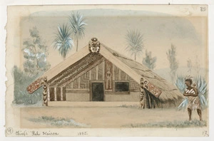 [Doubleday, William or John], fl 1880s :Wairoa, Chief's Pah Wairoa 1885