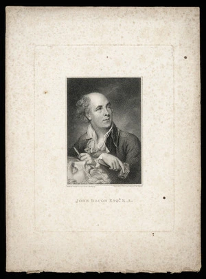 Russell, John, 1745-1806 :John Bacon Esq R A / engraved by J Collyer ARA. Painted by J Russell, R A. [ca 1800]